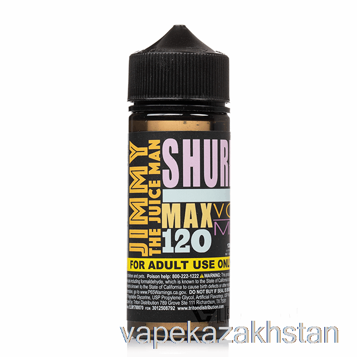 Vape Kazakhstan Shurb - Jimmy The Juiceman - 120mL 0mg